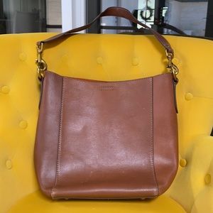 NWT Frye Harness Bucket Handbag in Rust